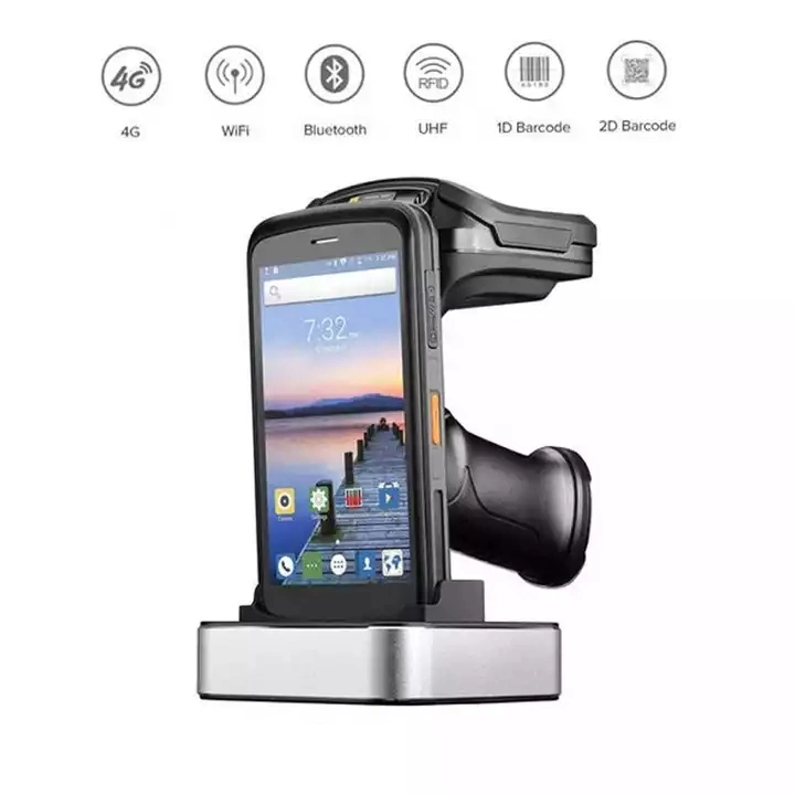 High Performance Android 11 OS IP65 Rugged Handheld Logistic 1d / 2D Barcode Scanner PDA with NFC RFID