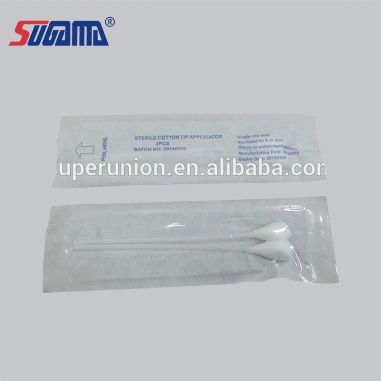 Disposable Sterile Medical Cleaning Test Foam Tip Cotton Swab