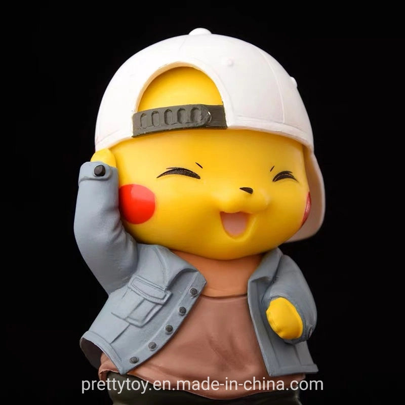 Custom Plastic Cute Hip Hop Pop Male Cartoon Character Model Toy Collection