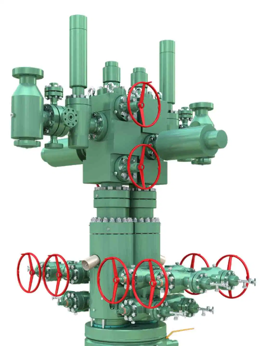 Split wellhead dispositivo y aceite (gas) árbol de Navidad convencional wellhead Dispositivos y árboles de petróleo (gas) en tierra