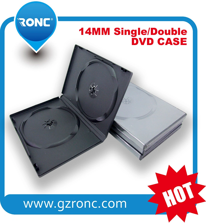 Factory Black Long PP Material 14mm DVD Case