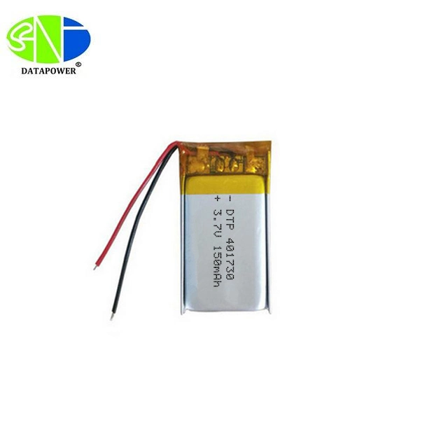 Mini bateria de polímeros de lítio recarregável Dtp401424 3,7V 110 mAh para Bluetooth