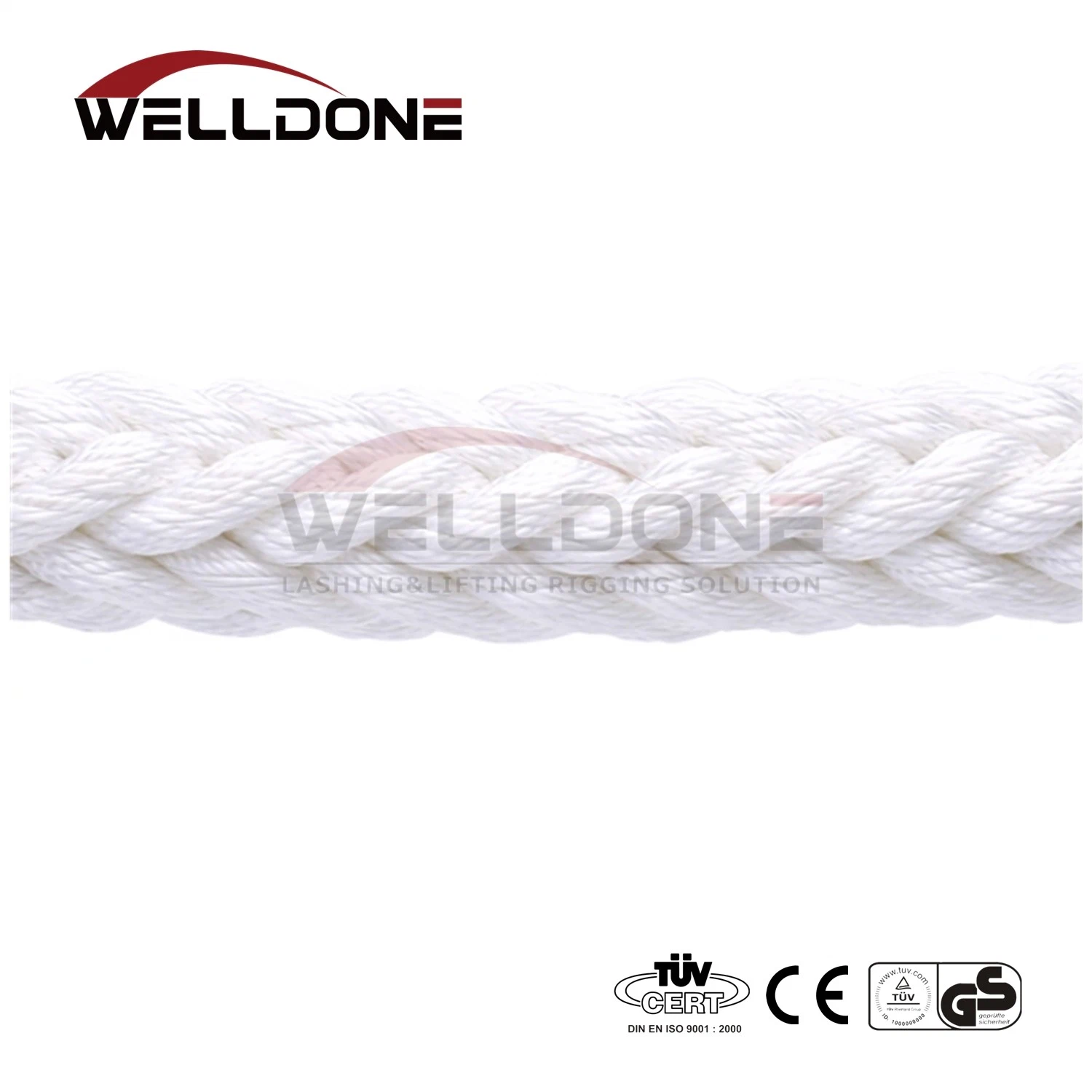 Impa Marine High Strength 12 Strand Pet Polyester Rope for Mooring