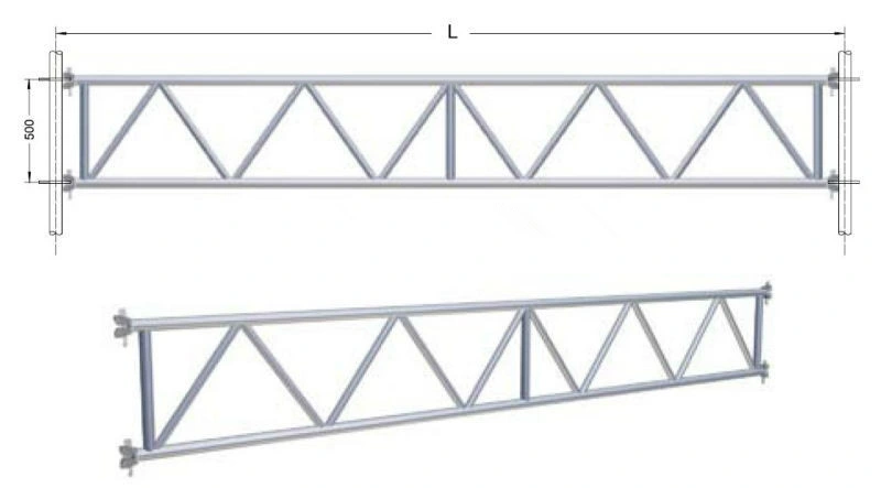 Steel Scaffolding Unit Beam for Roof Use