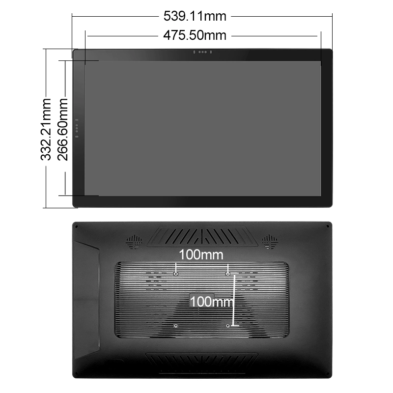 شاشة LCD مقاس 10.1 بوصة مقاس 11.6 بوصة مقاس 13.3 بوصة مقاس 15.6 بوصة مقاس 17.3 بوصة مقاس 18.5 بوصة مقاس 23.6 بوصة شاشة IPS1920X1080 Capacitive Touch Screen All in One Industrial Panel كمبيوتر شخصي مع Rk3288 Rk3399 GPS