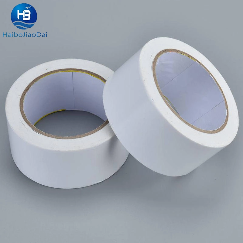 Solvent Two Side Adhesive White Heat Resistant High Adhesion Water Base Double Sided Tissue Tape