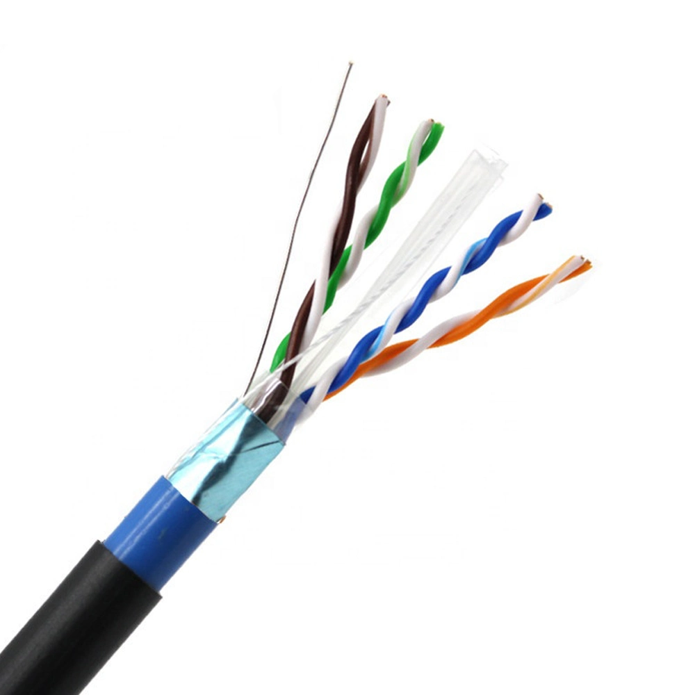 Gaine de protection intérieure en aluminium la rallonge de câble sur le fil de transmission d'ordinateur CAT CAT5e6 Câbles de réseau informatique