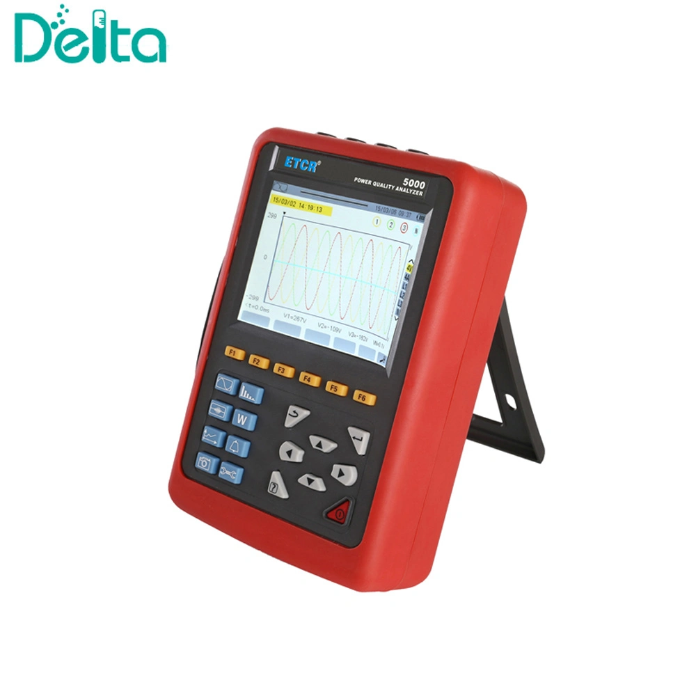 China CE ISO Digital Handheld Power Energy Quality Meter with Various Clamps