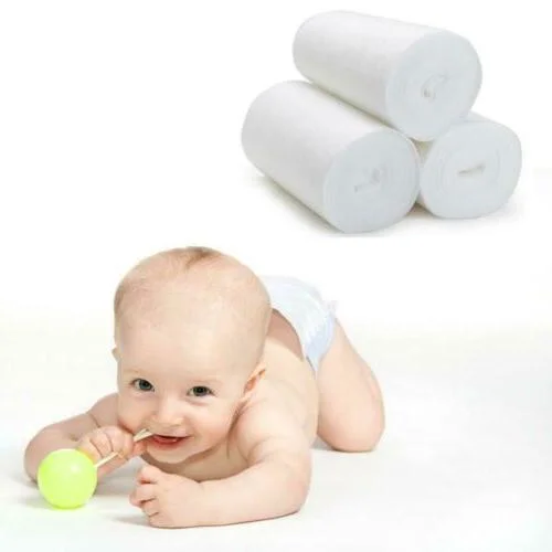 Soft Bamboo Nonwoven Fabric for Baby Biodegradable Flushable Diaper Liners