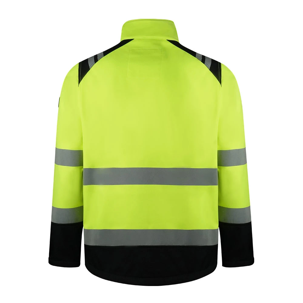 Two Tone New Soft Industry Construction Lightweight Work Wear Hi Vis Reflective Workwear Security Safety Jacket