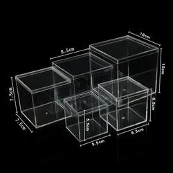 Transparent Magnetic Lid Acrylic Game Card Booster Box Display Case