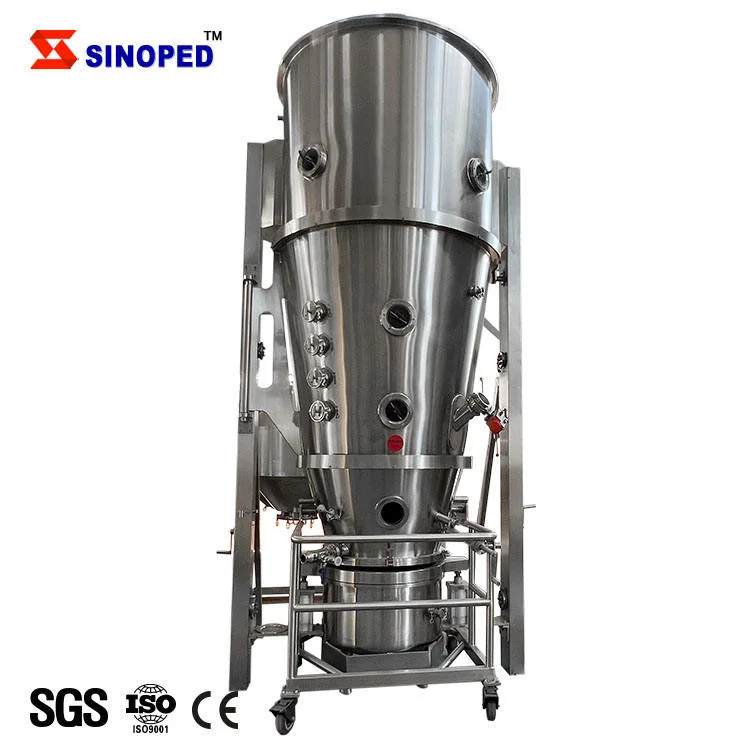 Lab Mini Fluid Bed Drying Granulator Dryer Price for Drying Granulating and Coating in Pharmaceutical