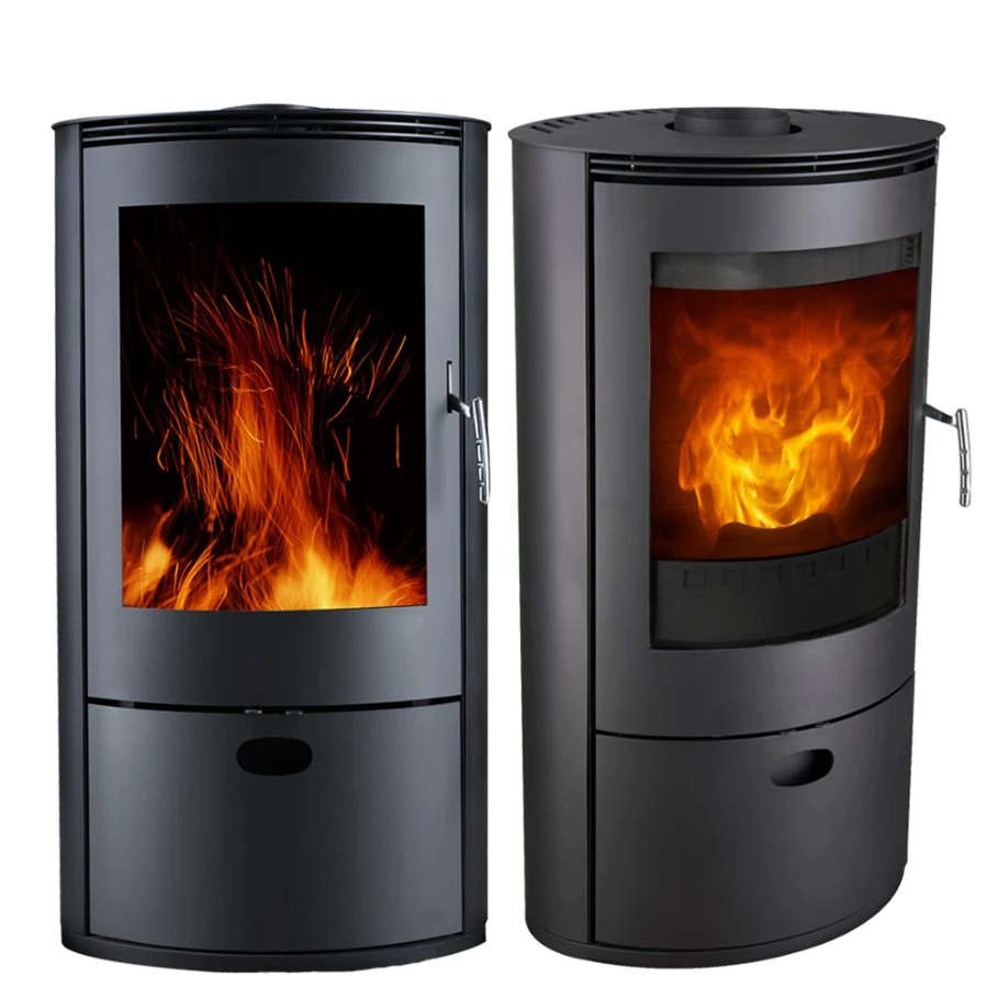 Wood-Burning Heater/Fireplace/Stove with Big Glass Window