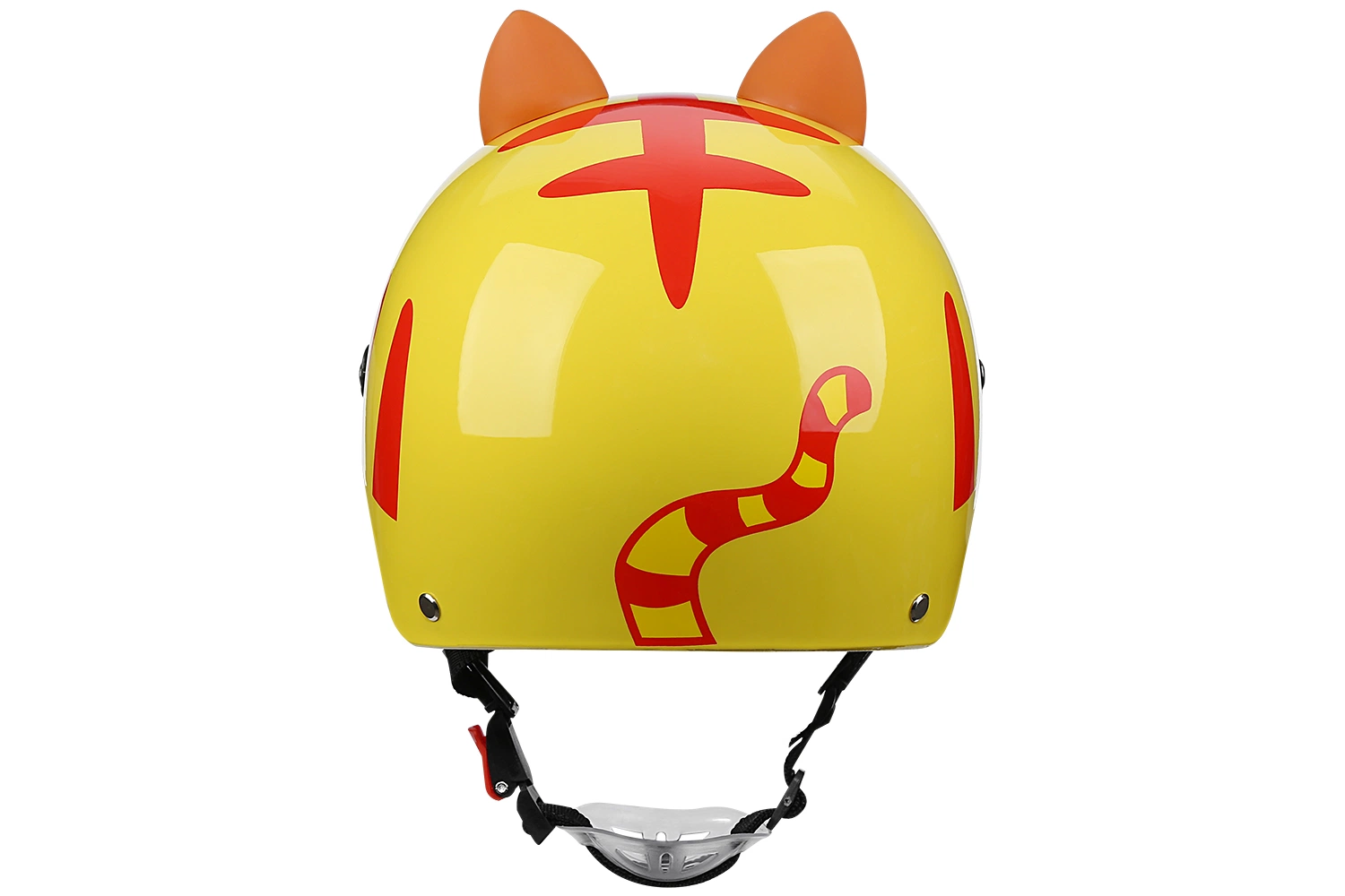 Accessoire moto protection de sécurité ABS face ouverte été léger et Casque de sécurité pour vélo d'appartement Super Cute Cartoon Electromobile pour adulte respirant