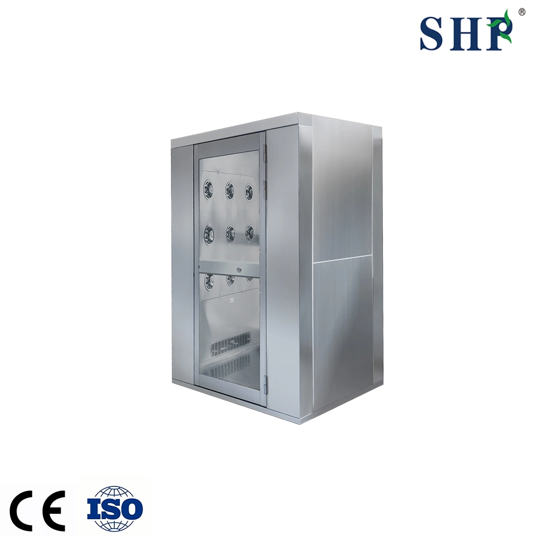 GMP Standard Cleanroom Workshop Air Shower Factory Stainless Steel Air Shower