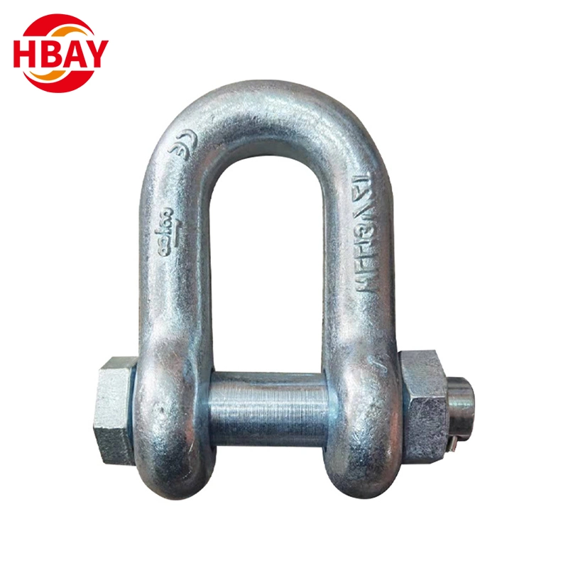 Stock Available Malleable Iron D Type G2150 Adjustable Shackle with Clevis Pin