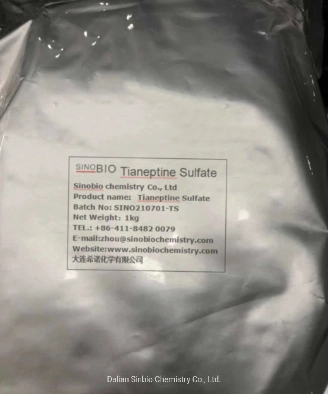 Sinobio pharmaceutique et chimique Tianeptine 1224690-84-9 Sulfate de poudre brute