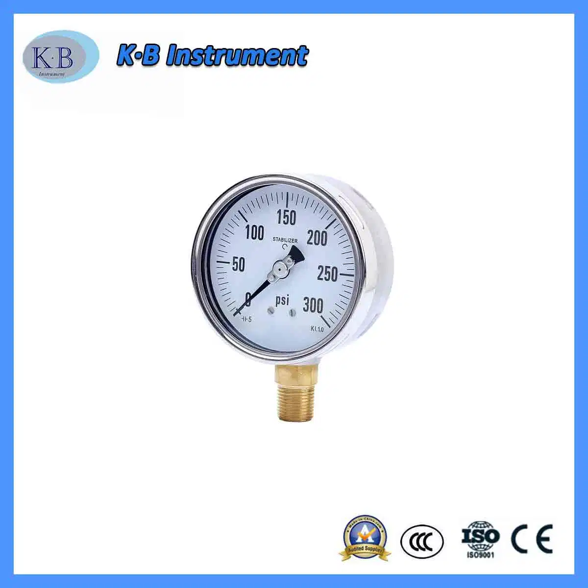 Good Price Cheap Stainless Steel Liquid Water Filled Pressure Gauge Meter