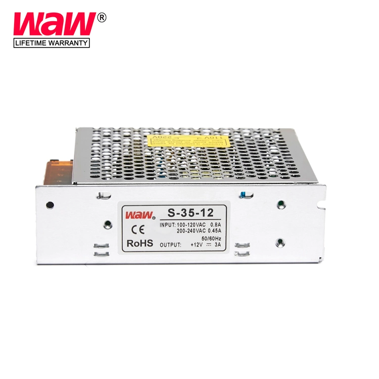 35W 36V 1A AC/DC Switching Power Supply with Overload Protection