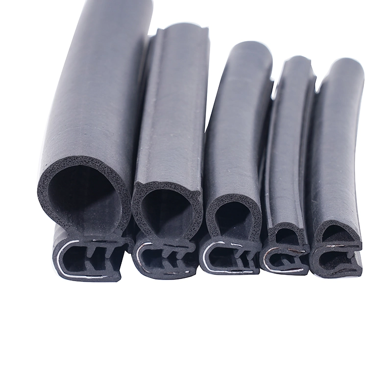 Extruded Silicone Seals Rubber Strips Waterproof Sealing