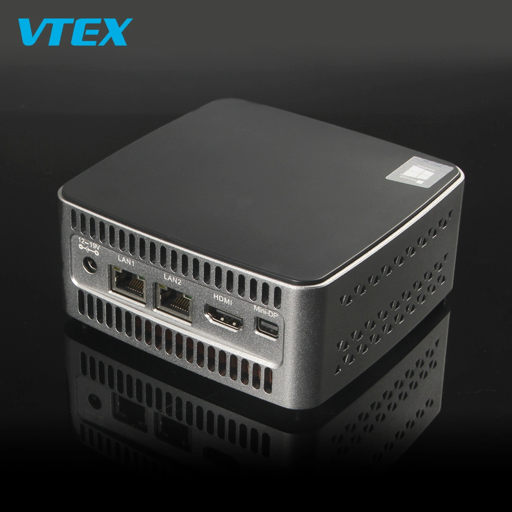 Мини-ПК Vtex заводе Nuc Barebone богатых портов на сервере Office Business Minipc маленький настольный компьютер для домашнего офиса