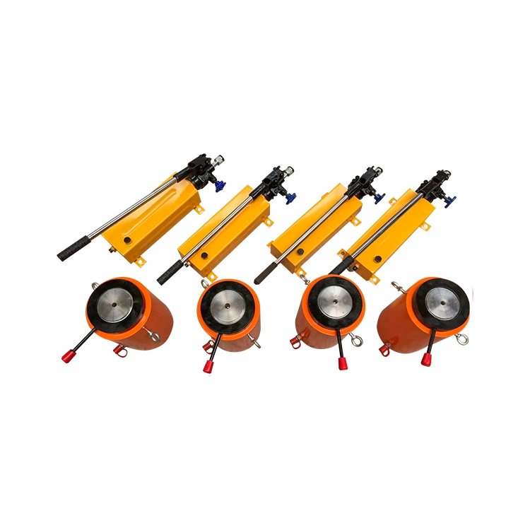 Single Acting Steel Lock Nut Cylinder Hydraulic Jack with High quality/High cost performance 