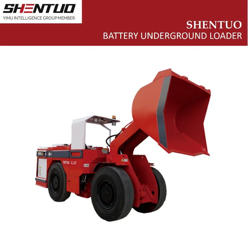 SL02 Battery 2ton 3ton Battery Driven Wheel Underground Mining Loader Underground LHD