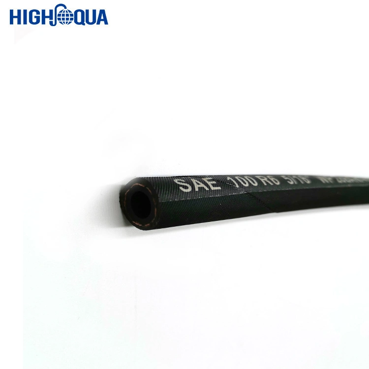 Textile Braided Hydraulic Hose R6 Is Used for Industrial Belt ISO9001, RoHS, En ISO3821, FDA, Reach Certification