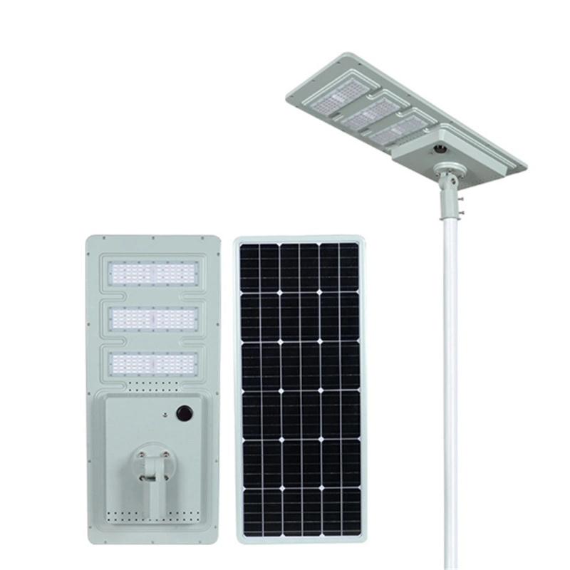 Alto brillo exterior 80W/100W/120W Sistema de energía LED de alimentación solar Parque/carretera/calle/Lámpara de luz/patio