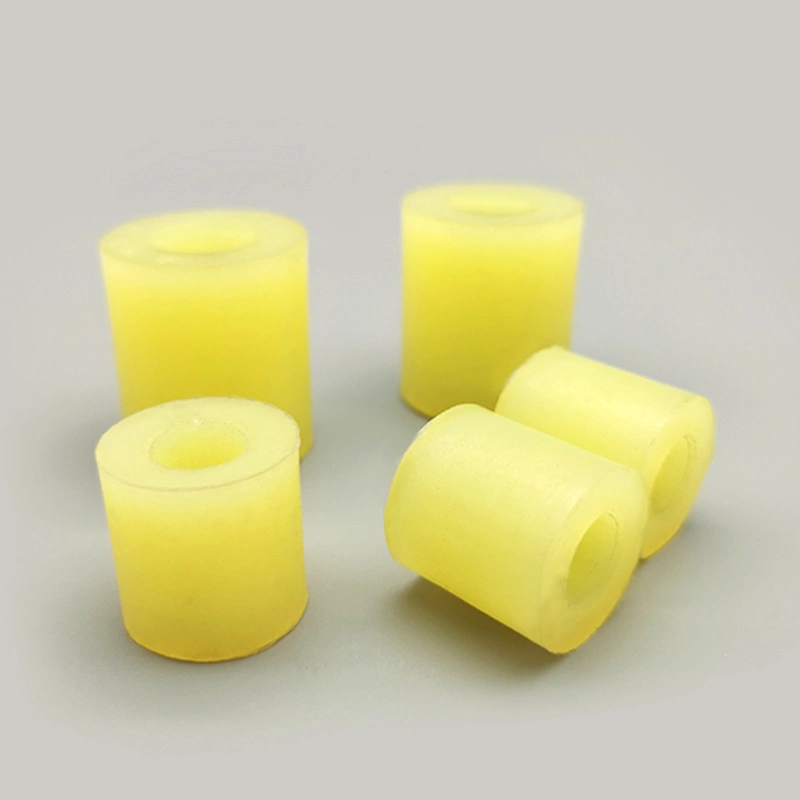 Manufacturer Custom 90A Shore Plastic 4mm Small Solid PU Flexible Yellow Polyurethane Elastomer Rod