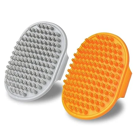 Custom Soft Silicone Pet Shampoo Massage Grooming Shower Brush