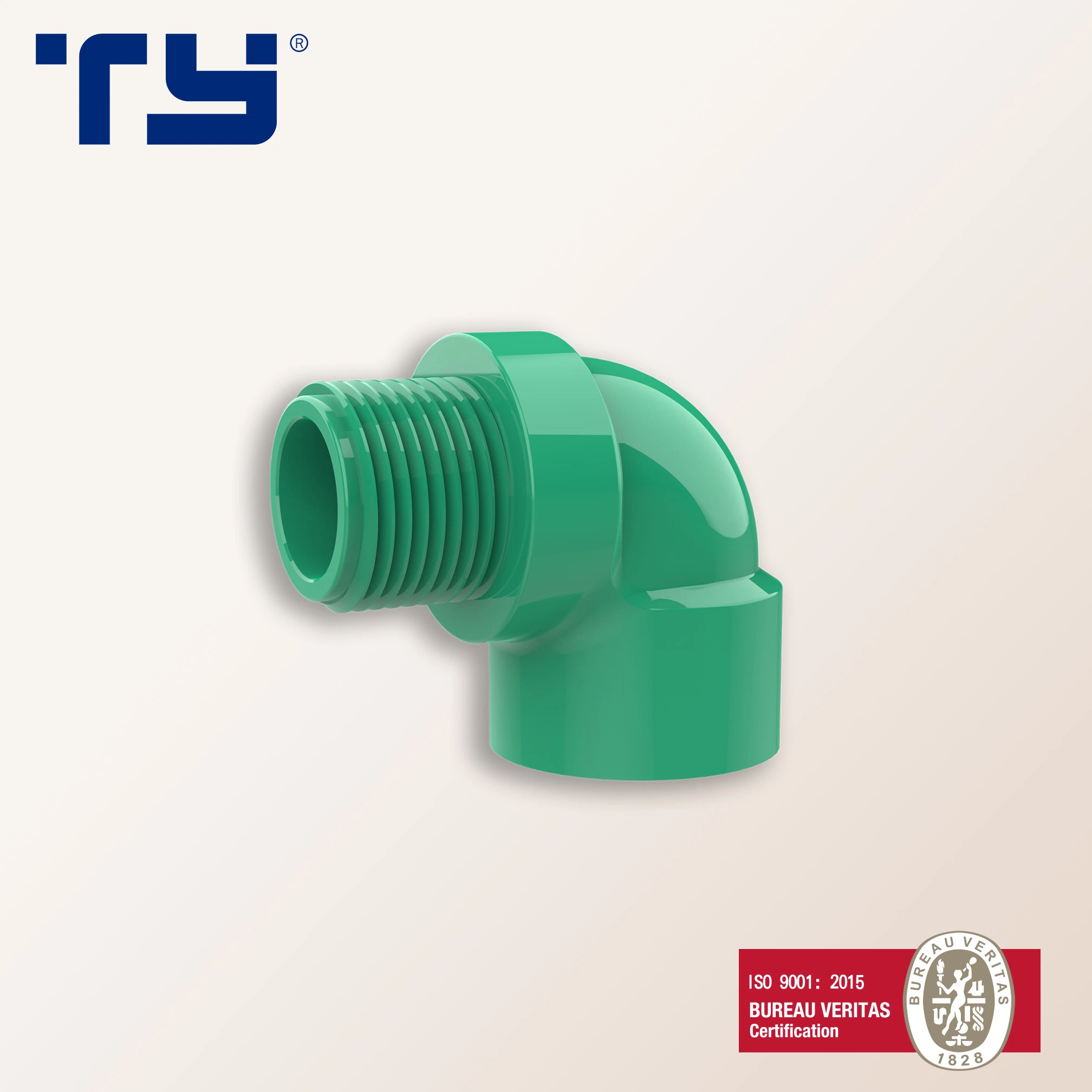 PVC (UPVC/Plastic) Presure Green Tube Pipe Fitting Adaptor for BS Standard