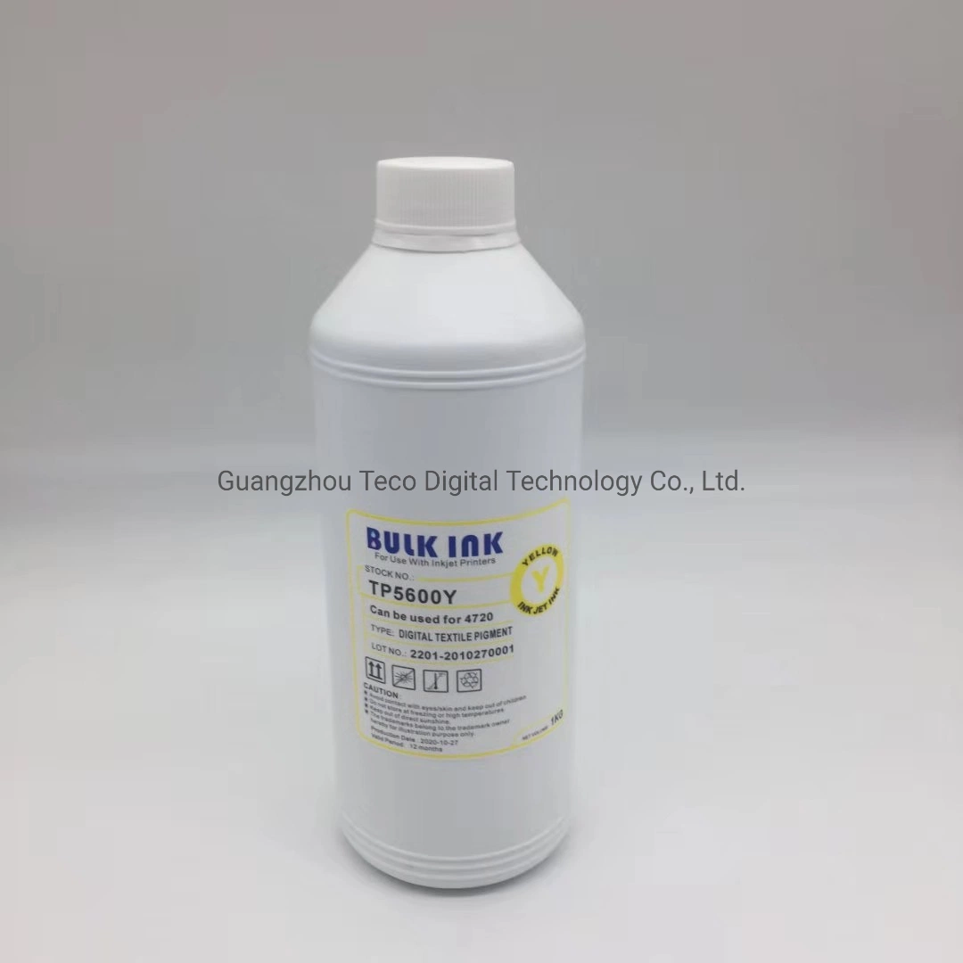 Inkjet Printer Bulk Ink White Ink Digital Textile Pigment