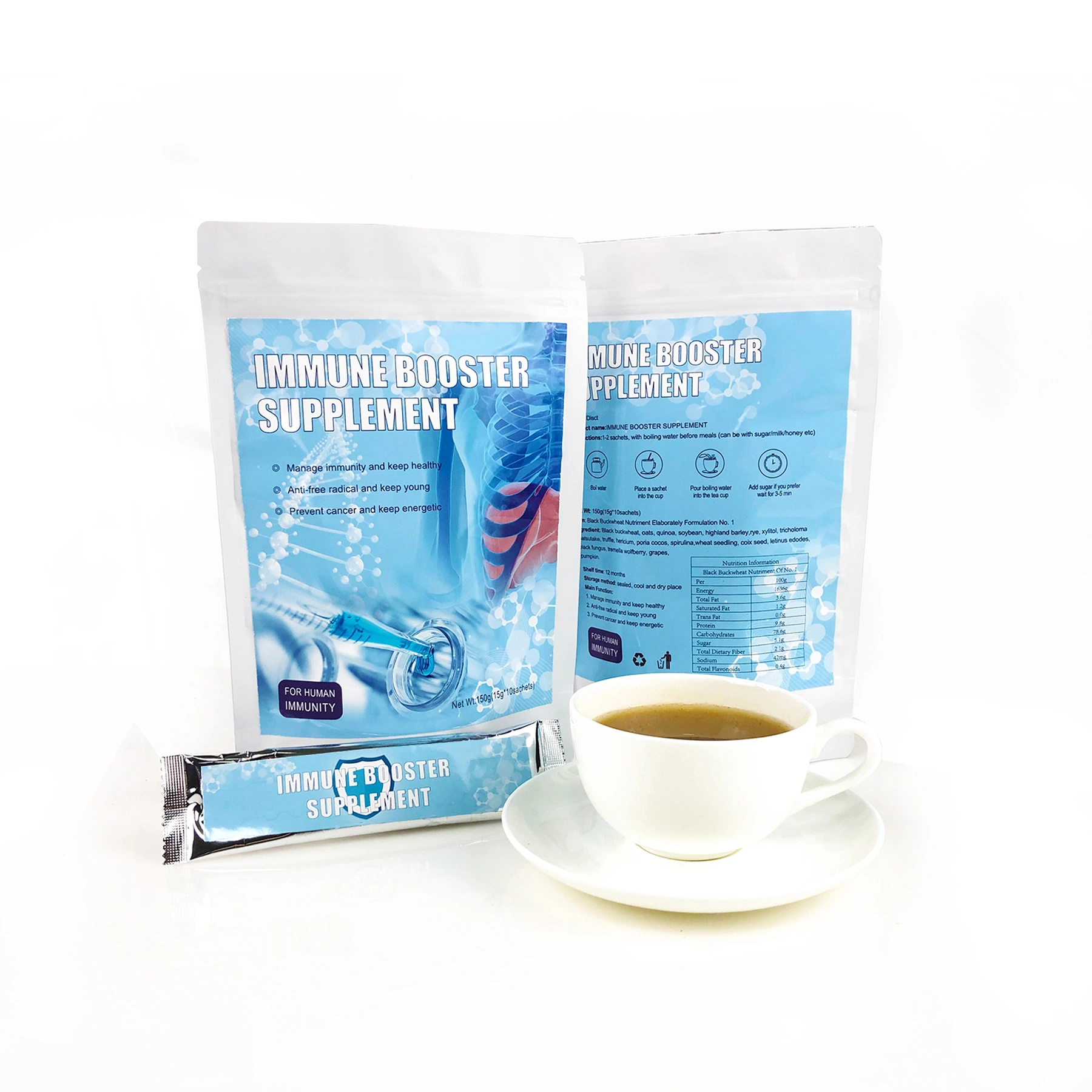 OEM Organic Sugar Balance Reducing Tea Immunity Supports