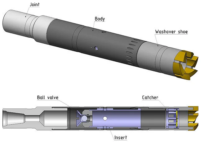 API Fishing Tool Reverse Circulation Junk Basket for Oilfield Bottom Well