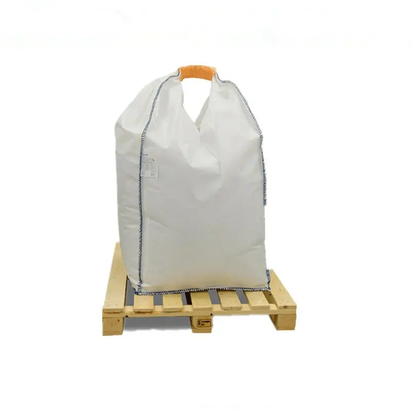 Bolsa Jumbo Big Bags Scrap PP 1000kgs Top White Falda Impresión en color plano transversal característica Peso bucle inferior material de seguridad