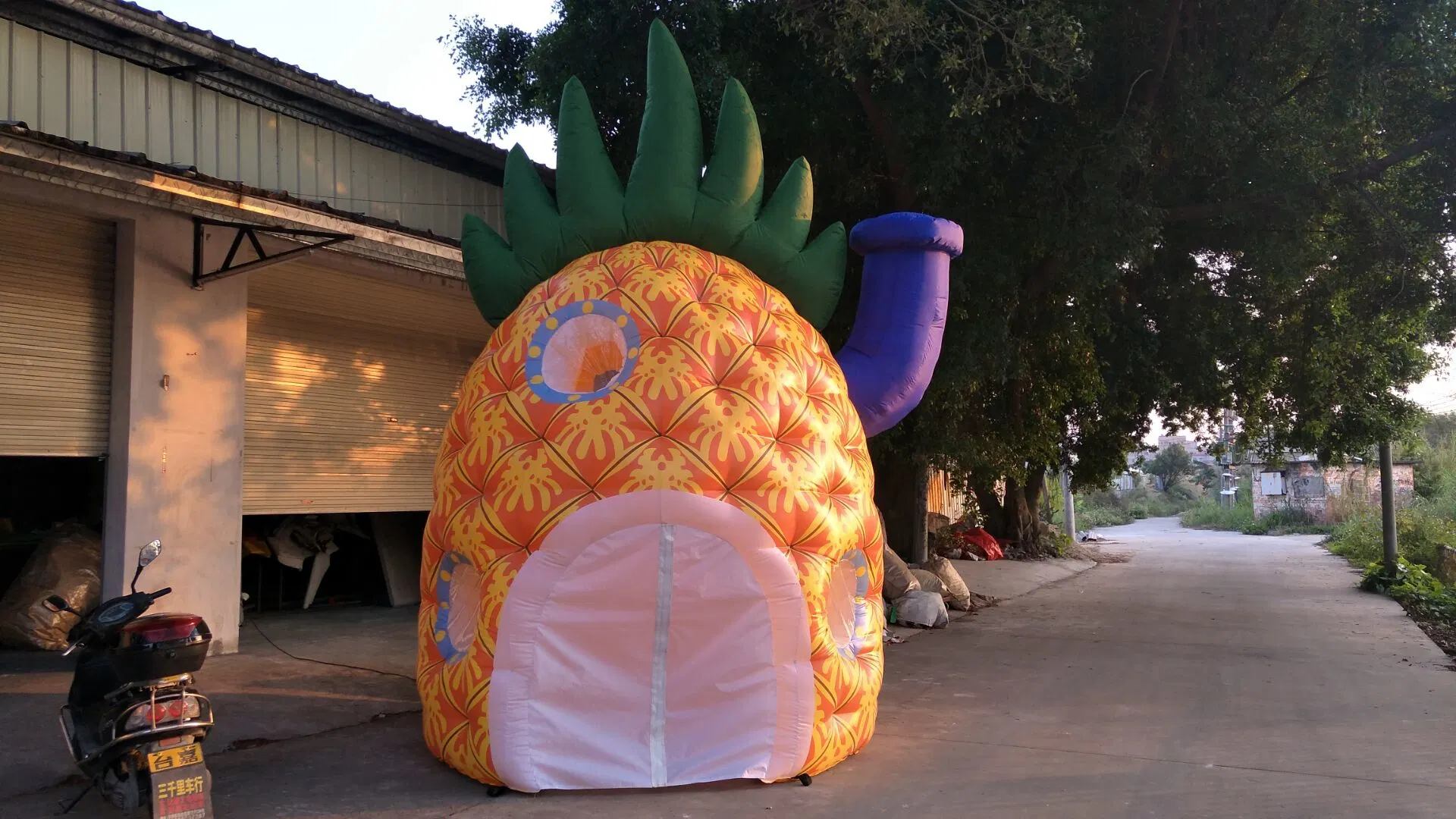 2019 Nouveau dôme gonflable de fruits de la publicité de l'Ananas tente pour la vente