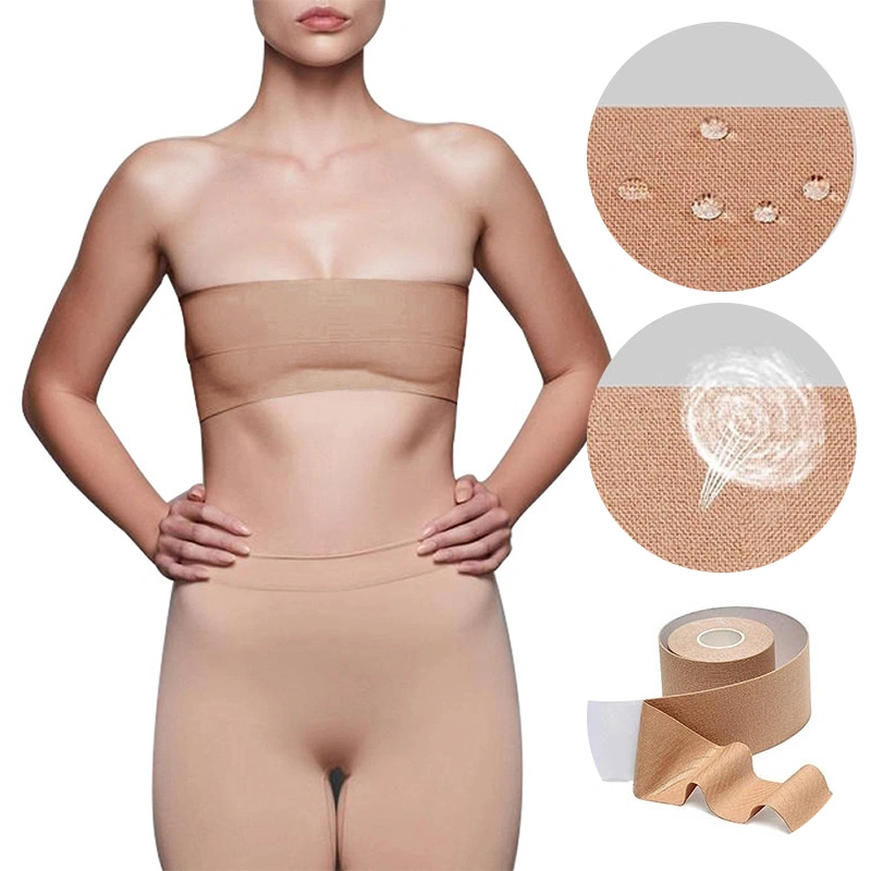 Venta caliente Tailorable suave tirantes parche Mama Boob Levante la cinta adhesiva anti hundimiento de las cintas de pegatinas de Tórax Invisible