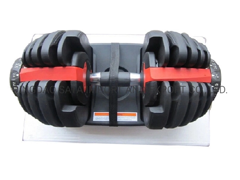 China Made Home Gym Equipment 40kg Adjustable Weight Dumbbell