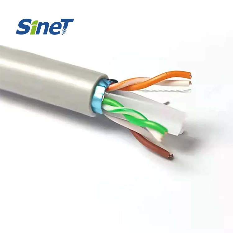 Red LAN de PVC LSZH apantallado FTP F/UTP STP Cat5e para interiores Cable