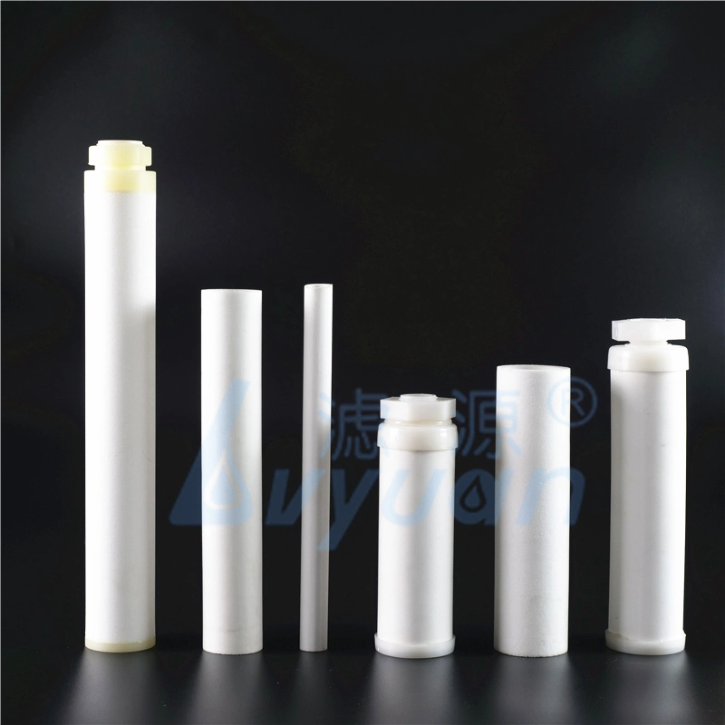 Manufacture Custom Porous Plastic Sintered PE PA Filter Cartridge & Membrane Filter with Screw Connector