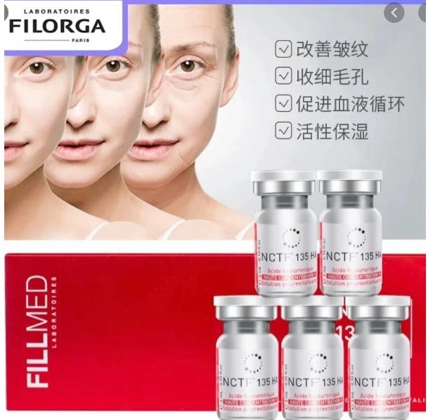 2023 Hot Sale injection Acide hyaluronique Filorga Fillmed NCTF 135 HA D'APPOINT de la peau de remplissage de la glutathion blanchissant la peau d'injection Alléger la mésothérapie