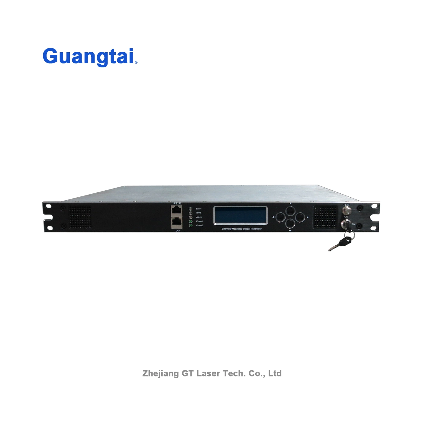 Guangtai Hot Promotion Full C-Band Tunable CATV optisch extern moduliert Sender 1550nm Ht8826