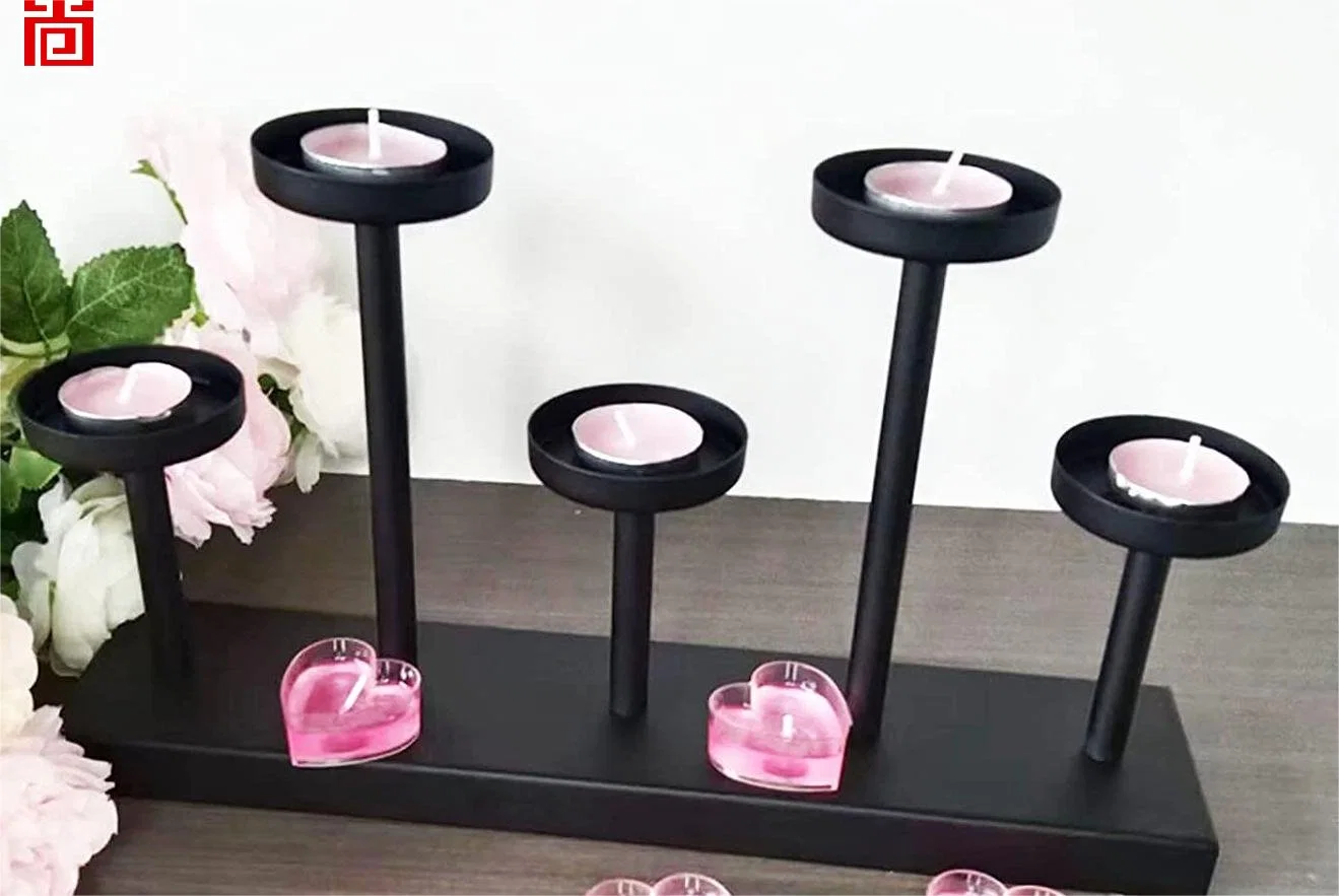 5 PC Marvellous Design Metal Candle Holder