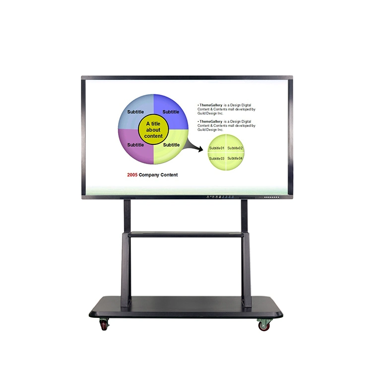 98 Inch Large Size 4K Integrative Interactive Smart Whiteboard Digital Writing Board for Meeting Room