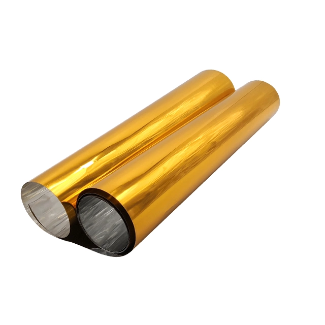 Personnalisé de 0.5mm d'or métallisé Film PVC rigide pour le chocolat à l'emballage