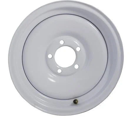 Jantes de raios de Aço pintado em Branco 14 X 5.5 com capacidade de 5 em 4.50 1870 lb