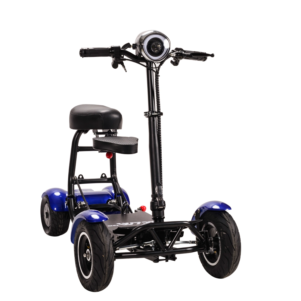 Powerful Fat Tire 4 Wheels Easy Folding Electric Mobility Golf Scooter Super Smart