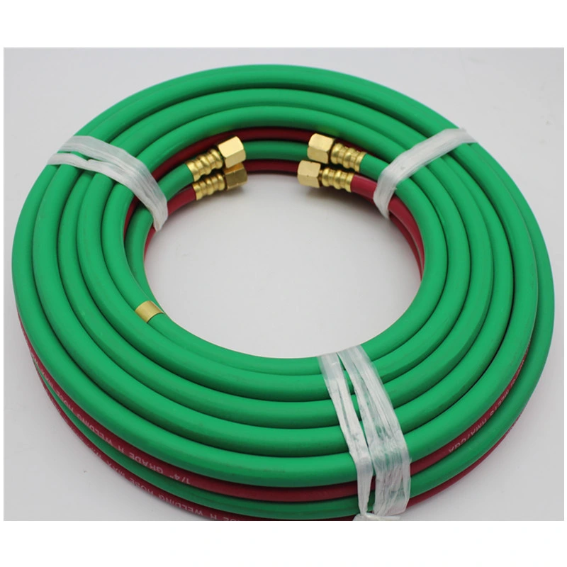 Grade R 6+6mm Twin Line Welding Hose with Brass Fittings