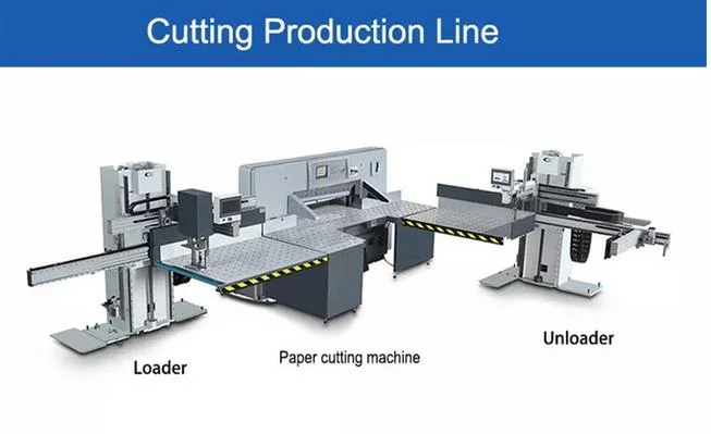 Automatic Guillotine Paper Cutting Machine/ Cutting Production Line